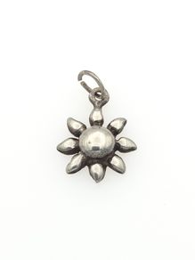 Vintage 925 Sterling Silver Sun Charm