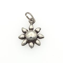 Vintage 925 Sterling Silver Sun Charm