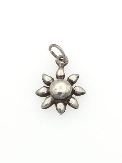 Vintage 925 Sterling Silver Sun Charm