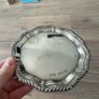 Stunning sterling silver Irish card tray, 1973 Image 5