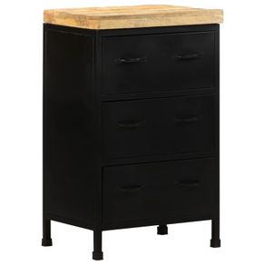 Sideboard 50x35x75 cm Rough Mango Wood