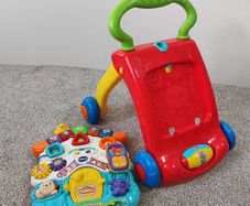 VTech Baby First Steps Baby Walker Red