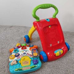 VTech Baby First Steps Baby Walker Red