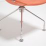 Orange Fabric and Chrome Swivel Office Chair Comet by Gunilla Allard for Lammhult, 1990s Image 10