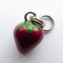 Beautiful Links of London Sterling Silver and Enamel Strawberry Charm, Stamped, Hallmarked Image 5