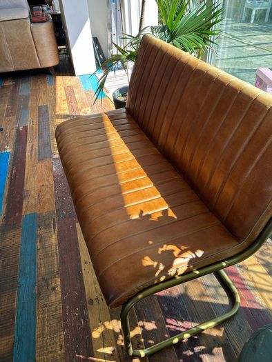 Leather seat