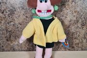 Vintage Wallace And Grommit Wendolene Teddy Plush Soft Toy Born To Play 1989 Tagged
