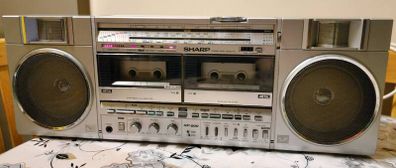 Stereo Radio Cassette Sharp GF-500Z, Japan, 1983.