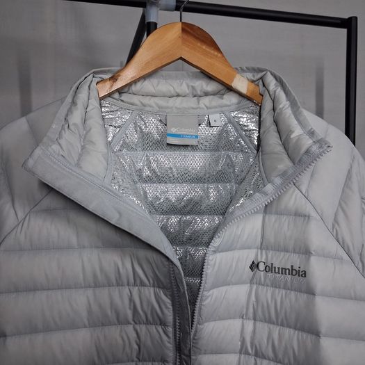 Columbia Titanium Alpha Trail 800 Down Jacket  Light Grey  Large