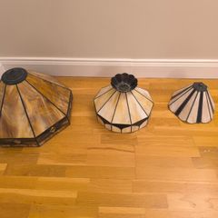 stained glass lampshades