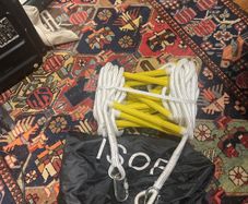 ISOP 3 storey fire escape ladder new with storage bag