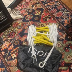 ISOP 3 storey fire escape ladder new with storage bag