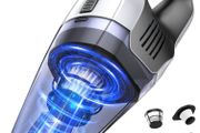 Vacuum Cleaner, Powerful Suction Portable Lightweight Hand Held Vacum Cordless with 25-30Mins Long Runtime Rechargeable Battery Quick Charge for Home Car Carpet Stairs Pet Hair Cleaning