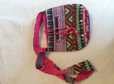 New Bag - Long Strap Hot Pink Bohemian Style