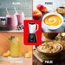 Blendforce II Blender, 1.25L Plastic Jug, 600W, 4 Removeable Stainless Steel Blades, 3 Programs + Pulse, Black Image 3
