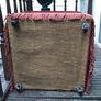 Large vintage Pouffe/Footrest/Stool on 4 castors Image 5
