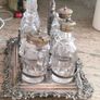 Condiments set,plus metal tray. Image 4