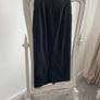 BNWT Smart Black Fine Pin Stripe Skirt size 8 reg Image 2