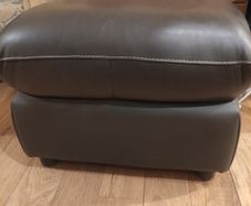 Leather Ottoman