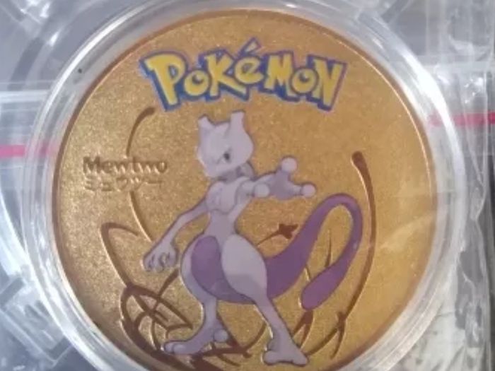 Pokemon Venusaur Coin Silver Plated Collectible approx 29g