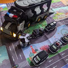 Police Cars Pull Back Car Series
