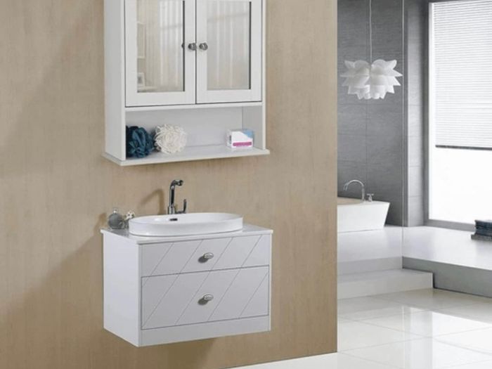 Double Mirror Doors Bathroom Cabinet, Wall Cabinet, Storage Cupboard, Wall-Mounted Storage Unit, Adjustable Height Shelves, 56 x 13 x 58 cm (FREE POSTAGE)