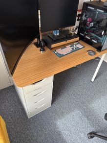 Office desks and chairs