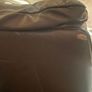 Leather couch comfortable with some marks Image 4