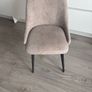 Round 100cm kitchen dining table with four chairs Image 3