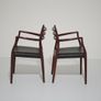Vintage Danish Mahogany Carver Armchair Model 62 by Niels Otto Moller, 1960s Image 7