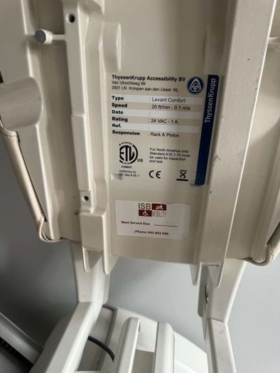 Left hand Stairlift
