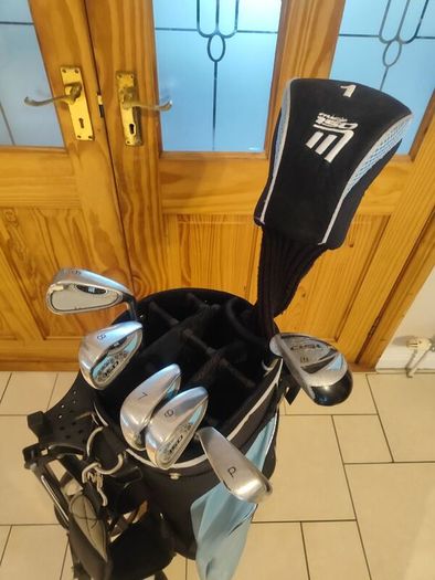 Golf Club Set + Cart Bag/ Trolley (RH)
