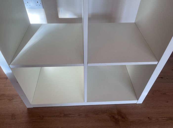 White Kallax Storage Unit - IKEA