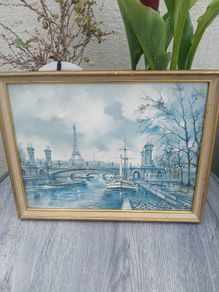 RARE Vintage Alexandre Bridge III/Eiffel Tower