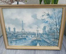 RARE Vintage Alexandre Bridge III/Eiffel Tower