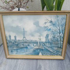 RARE Vintage Alexandre Bridge III/Eiffel Tower