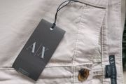 Brand New Designer Armani exchange stone linen/lyocell comfy holls trousers pants 28 8/10
