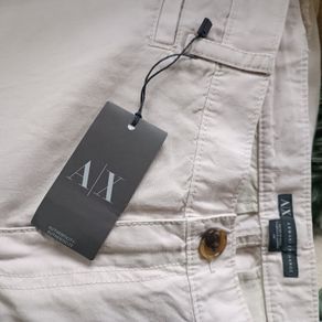 Brand New Designer Armani exchange stone linen/lyocell comfy holls trousers pants 28 8/10
