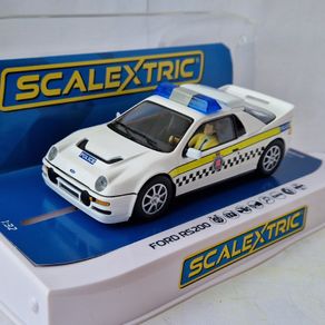 Scalextric Ford RS200 - Police Slot Car ( C4341 classic street )
