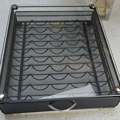 Nespresso Vertuo Capsule Storage Drawer with Tempered Glass Top