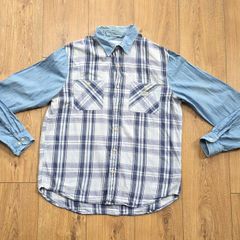 Denim & Supply Ralph Lauren Western Plaid Shirt Size Large