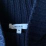 REISS Laura Navy Blue Cable Knit Wool Blend Sweater Dress Tunic Mock Neck Size M Image 6