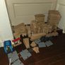 550+ Piece Train Set - Tracks, Vehicles, People, Buildings, Signs Image 2