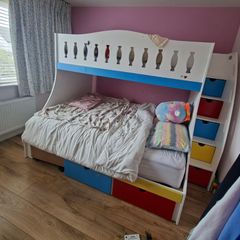 5ft Bunkbed + mattresses