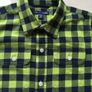 Gap Check Navy/Green Shirt Image 3