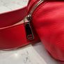 Carditosale Red Saffiano Leather Belt Bag Image 5