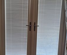 French door blinds