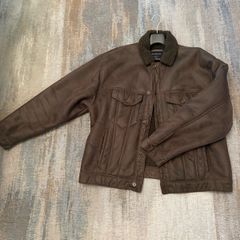 Abercrombie & Fitch Relaxed Vegan Suede Jacket XL