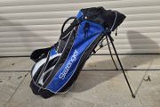 Slazenger Golf Stand Bag Black &amp; Blue with Built-In Legs