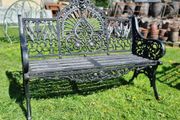 Bench Cast Iron Crown Black CH 722 B